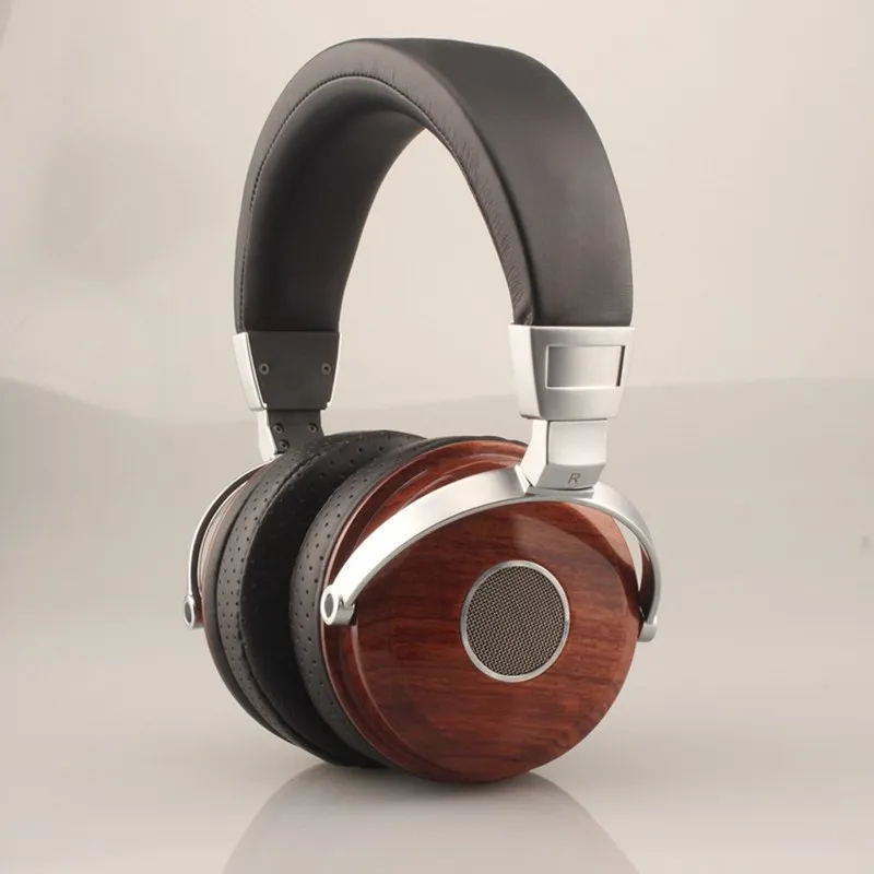 Blon B7 Hi FI Stereo Headphone Open Dynamic Wooden Monitor Headphones W