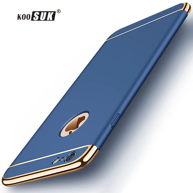 US $3.79 KOOSUK Luxury Matte Case For iPhone 6 6S 7 8 Plus Cases Fashion Stitching Back Cover For iphone 8 7