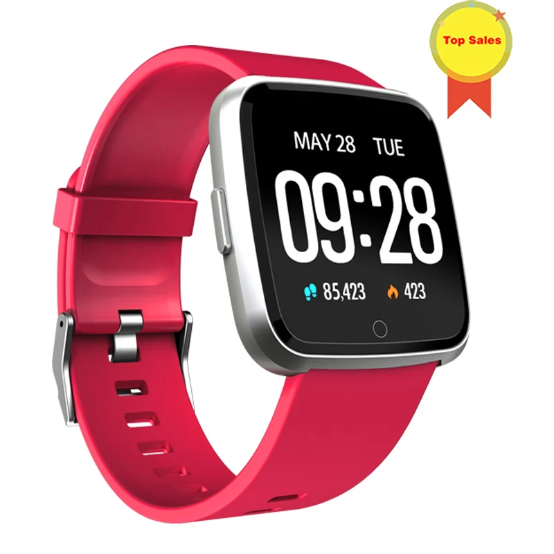 

Smartwatch Heart Rate Blood Pressure Monitor BT4.0 ip67Waterproof Smart Watch For Men Long Standby Time 170mAh battery smartband