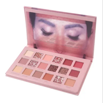 

New 18 Colors Nude Glitter Eyeshadow Matte Shimmer Palette Long Lasting Waterproof Mineral Powder Eye Shadow Makeup Cosmetic Kit