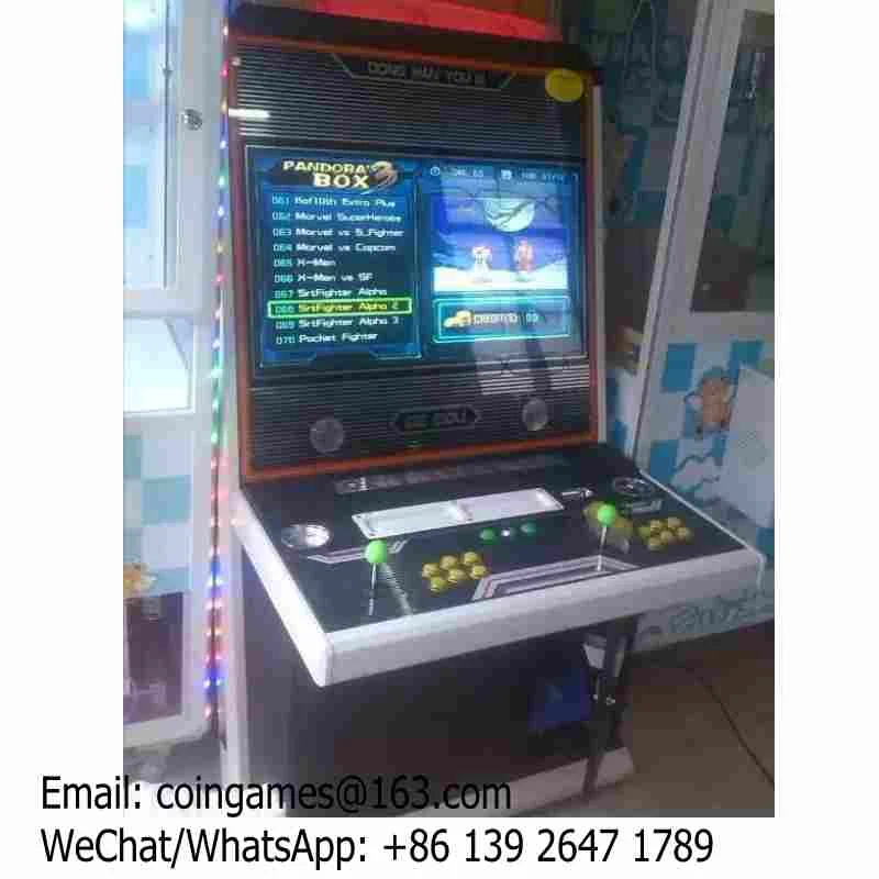

Pandora Box Street Fighter Amusement Coin Operated Mini Cabinet Video Arcade Game Machine For Kids And Adults