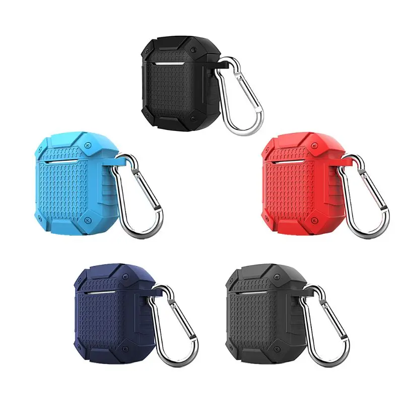 

Fashion Armor Soft Silicone Protective Cover Shockproof Case Skin for Airpods 1/2 Charging Box