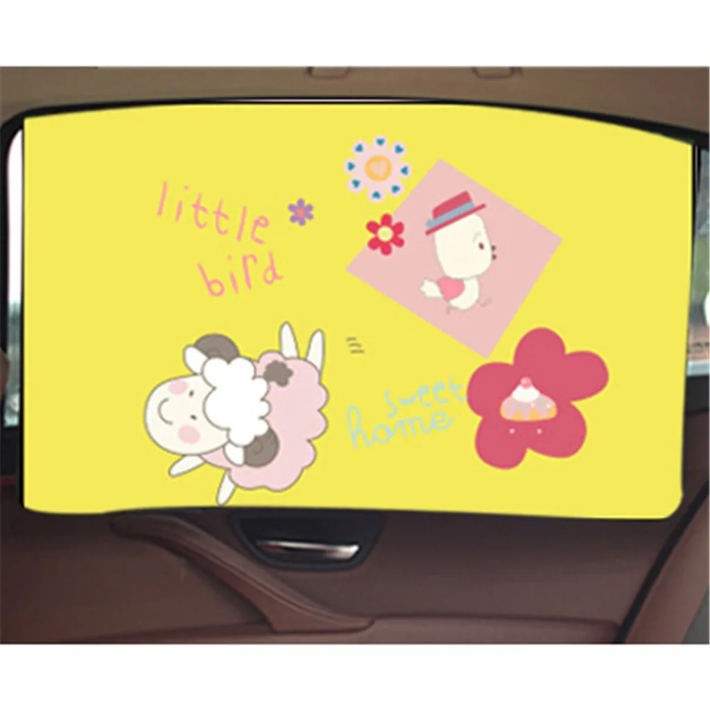 

2019 Multifunction Magnetic Car Sun Shade Curtain Cartoon Children Window Sunshade Cover Shield For Most Car Devices Whosale