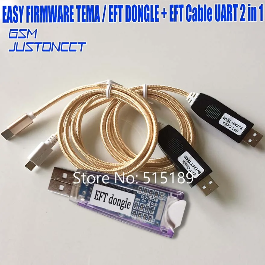 EFT DONGLE + CABLE - GSMJUSTONCCT -B2