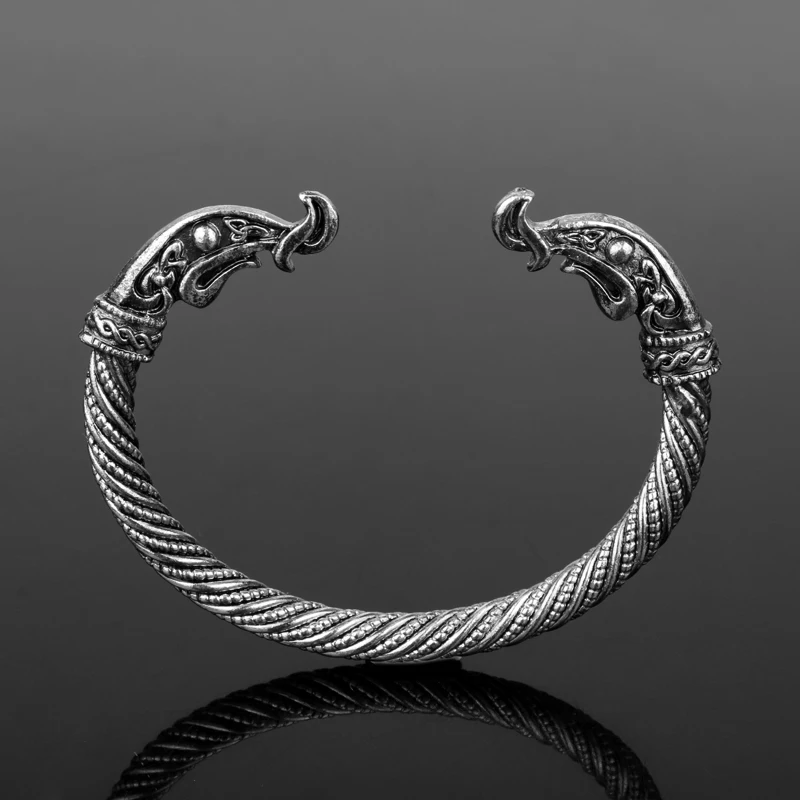 

Screw Nail Bangle Punk Gothic Viking Bracelet Men Jewelry Dragon Bracelets For Women Male Accessories