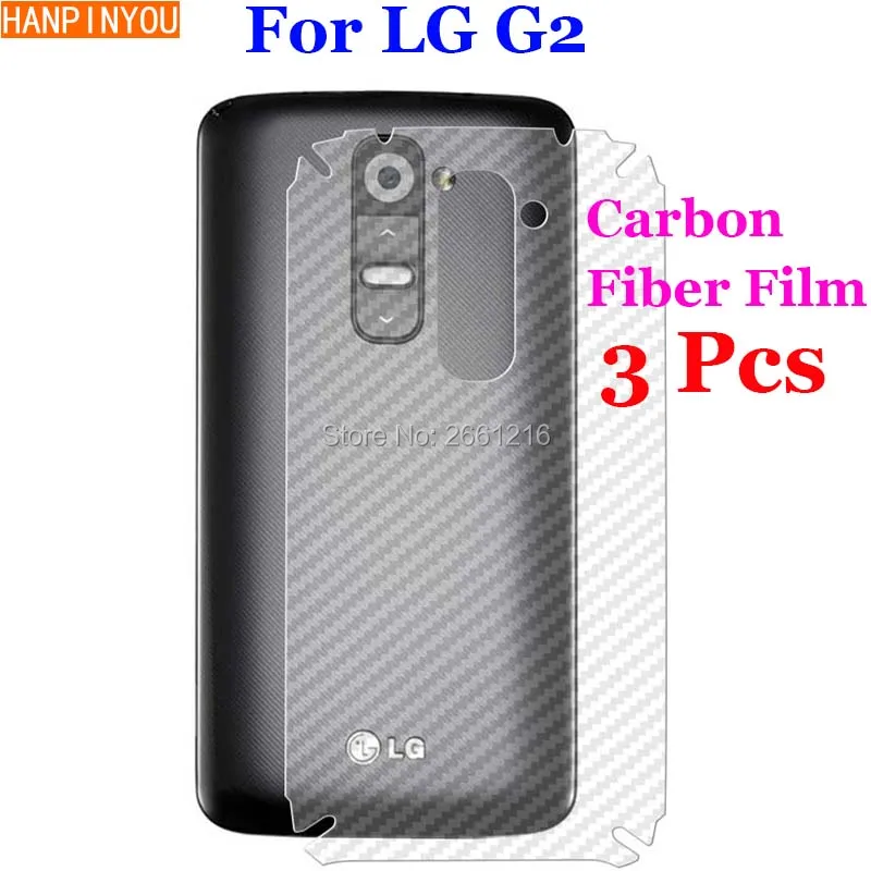 3 шт./лот для LG G2 5 2 дюйма 3D Нескользящая прозрачная углепластиковая защитная
