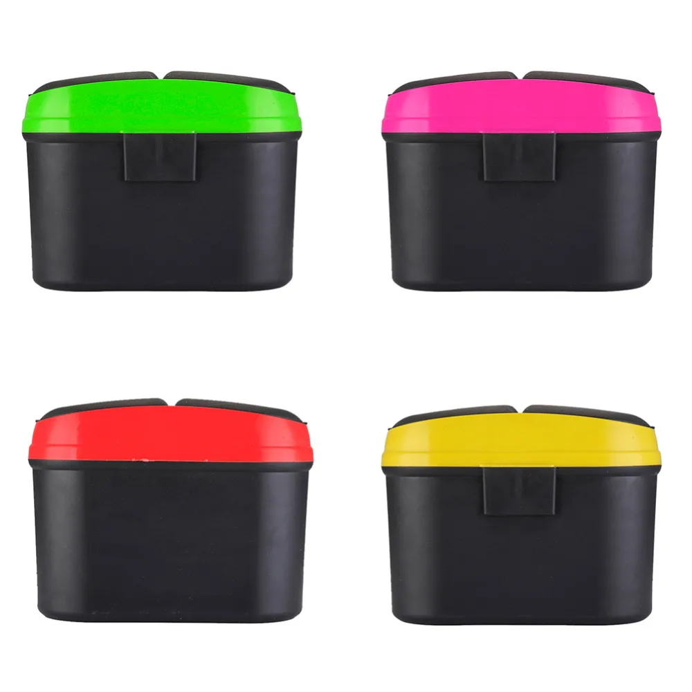 Coloful Car Trash Can Rubbish Bin Car Organizer Trash Bag Car Door Mini