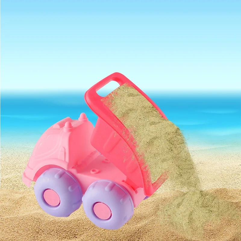 Beach Toys for Kids Summer Children Sand Water Beach Play Toys TPE Beach Castle Bucket Spade Shovel Rake Water Tool 6