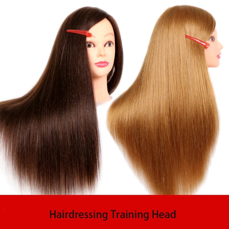 Good Quality Mannequin Head With 80% Golden Human Hair Professional Practise Hairstyle Manikin Head Hairdressing Training Head Good Quality Mannequin Head With 80% Golden Human Hair Professional Practise Hairstyle Manikin Head Hairdressing Training Head
