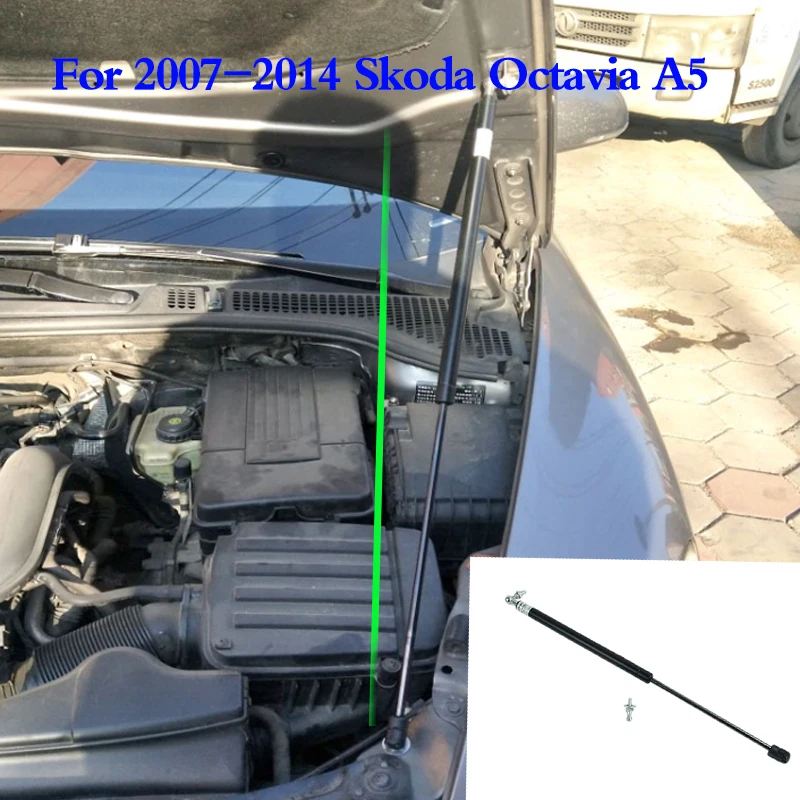 

For 2007-2014 Skoda Octavia A5 Car-styling Refit Engine Cover Gas Shock Lift Strut Bars Support Rod Spring Bracket