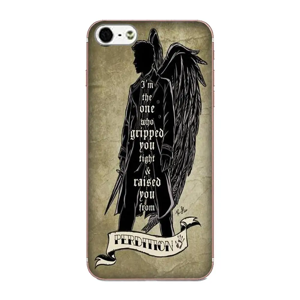 Castiel Cas Supernatural для Samsung Galaxy Note 5 8 9 S3 S4 S5 S6 S7 S8 S9 S10 mini Edge Plus Lite мягкий чехол