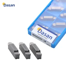 Mrmn200 mrmn300 mrmn400 mrmn500 jm mrgn200 2mm 3mm 4mm 5mm inserções lâmina de ranhuramento de moagem fina para alumínio com 10 peças