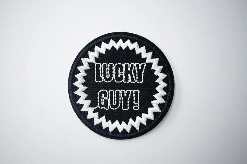 Circular Ring Iron On Patches Badges for Sew Seam Tailoring Clothes Suits of Coat Jacket Trousers T-shirt Pants Ornament Apparel