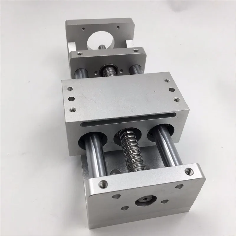 

100MM 200MM Stroke CNC Linear module Sliding Table XYZ Axis Cross Slide Linear Stage SFU1605 Ball screw C7 Free shipping