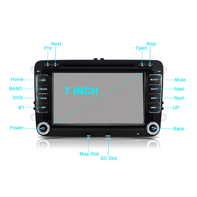 Sale Funrover 7" Indash Car Stereo 2Din Navigation GPS Car DVD Player Head Unit Audio Car For VW radio multimedia audio RDS navi wifi 5 Sale Funrover 7" Indash Car Stereo 2Din Navigation GPS Car DVD Player Head Unit Audio Car For VW radio multimedia audio RDS navi wifi 5