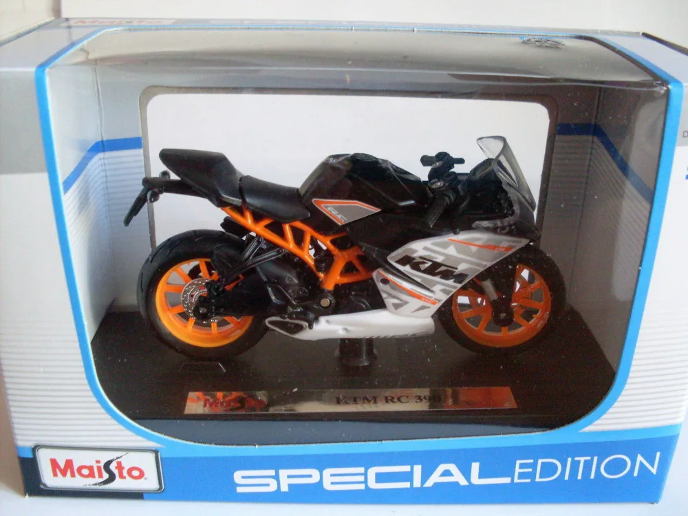 Maisto 1:18 KTM RC 390 Мотоцикл Велосипед литья под давлением модель игрушки в коробке