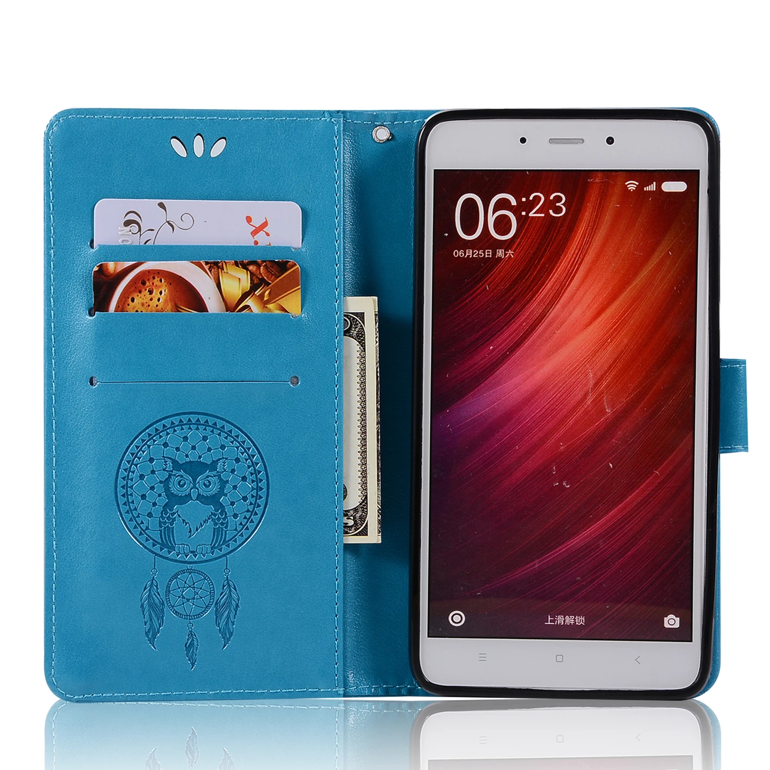 Чехол из искусственной кожи для Xiaomi Redmi Note 4X 4 5 6 Pro 5A Prime с откидной крышкой