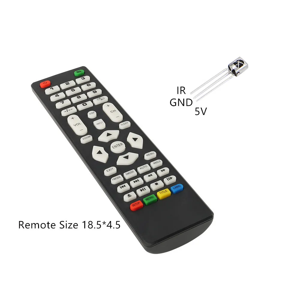 3663 цифровой DVB-C DVB-T/T2 Универсальный ЖК светодиодный ТВ контроллер плата драйвера+ 7 кнопочных кнопок+ железная перегородка 3463A русский