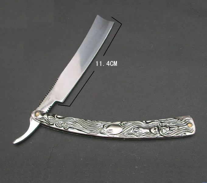 Professional Straight Edge Stainless Steel Shaper Barber Razor Folding Shaving Knife Aluminum Vintage Shaver 8.jpg