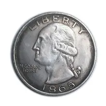 1865 США LIBERTY один доллар копия монеты|Безвалютные монеты|