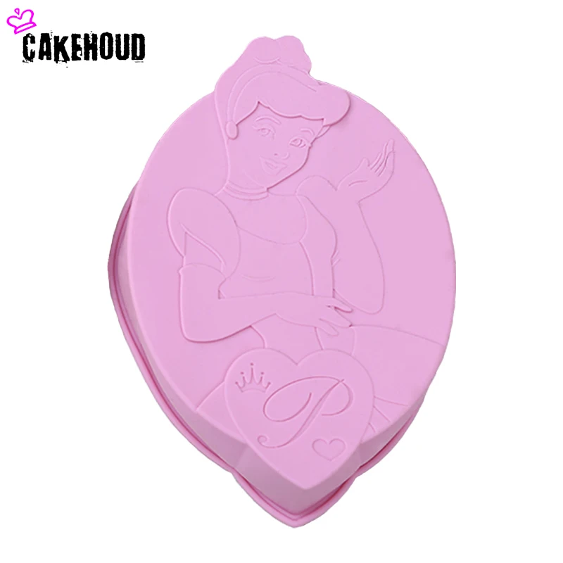 CAKEHOUD 3D мультфильм Белоснежка Принцесса помадка силиконовая форма для шоколада