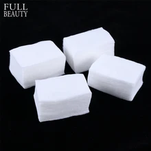 Полная красота, 1 упаковка, хлопковые салфетки для дизайна ногтей, УФ-гель, наконечники для ногтей, удаление, обертывания, очиститель, мягкий ворс, бумажный коврик, инструмент для маникюра, педикюра, CH899