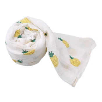 

Spring&Autumn Newborn Baby Blanket Supplies Infant Cotton Swaddle Towel Newborn Flower Printed Super Soft Cute Cartoon Blankets