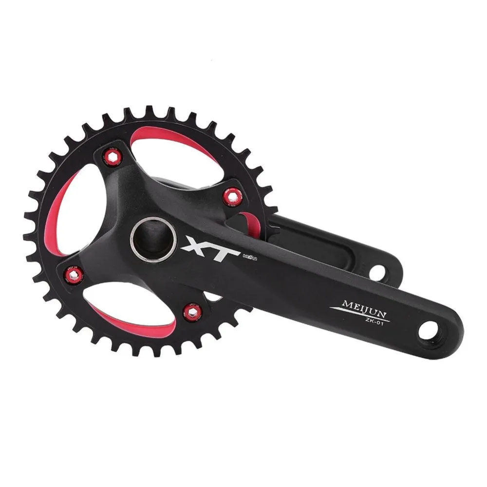 MEIJUN BCD104mm велосипед Crankset 170 мм велосипед шатуна велосипед шатуны неотъемлемой одной Скорость Звездочка 36 т велосипед аксессуар