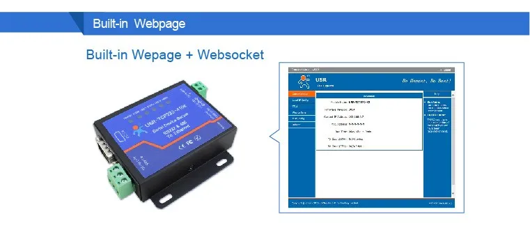 Промышленный серийный к Ethernet конвертер RS232 RS485 к TCP Modbus RTU к Modbus TCP Поддержка Прозрачная передача