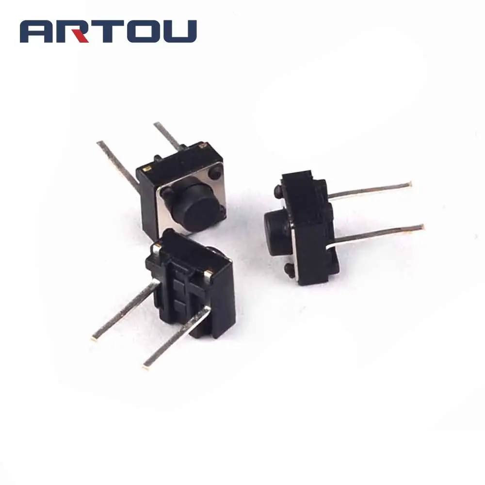 1000PCS 2P 6*6*5mm Switch Tactile Push Button Switches 6x6x5mmin Integrated Circuits from