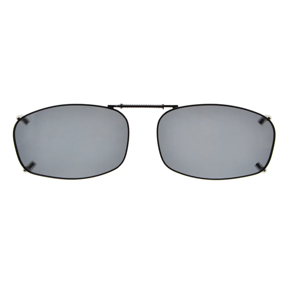 

C68 Eyekepper Metal Frame Rim Polarized Lens Clip On Sunglasses 54*34MM