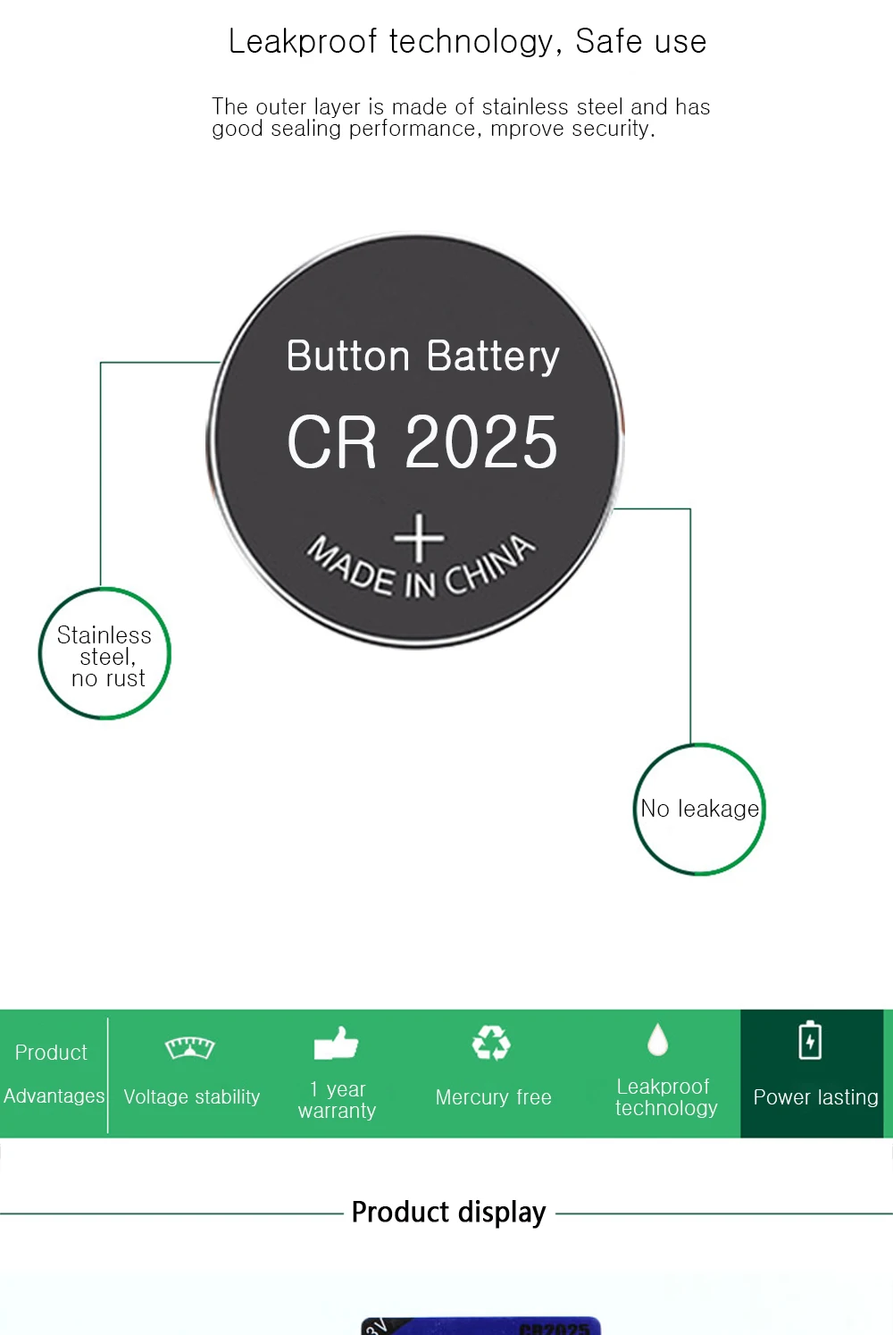 5 шт. литиевая батарейка 3 в CR2025 CR 2025 кнопочные батареи ECR2025 DL2025 BR2025 KCR2025 L12 для часов с дистанционным шкалом