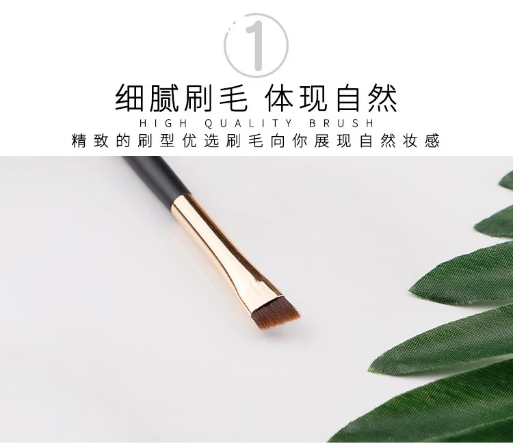 1pcs professional eye makeup brush oblique eyebrow brush art setting pen tassel professional beauty tools