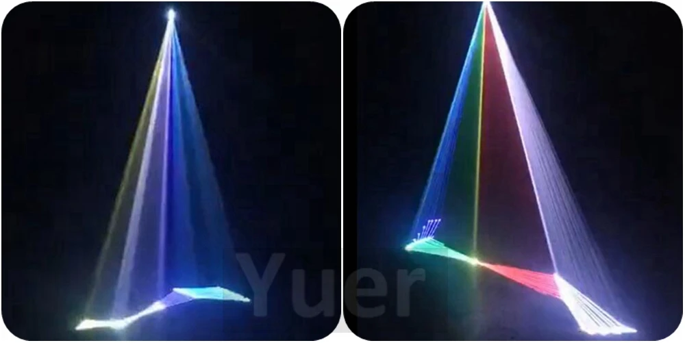 2 шт./лот 4 Вт полный Цвет Анимация Лазерный свет красный, зеленый, синий лазерный прожектор для сцены, KTV номер полноцветный лазерный огни