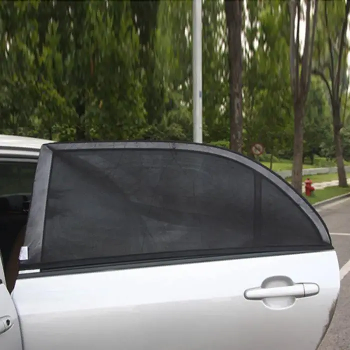 1 пара автомобиля Передняя боковая Солнцезащитная шторка сетка анти-УФ ребенок ПЭТ протектор солнцезащитный чехол NJ88