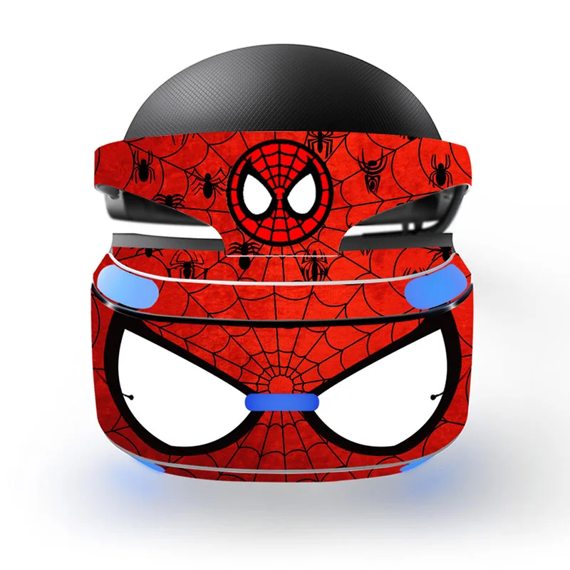 

Spider Man Vinyl Skins For Playstation VR PSVR Skin Sticker Protector Cover Set Decal For PS VR