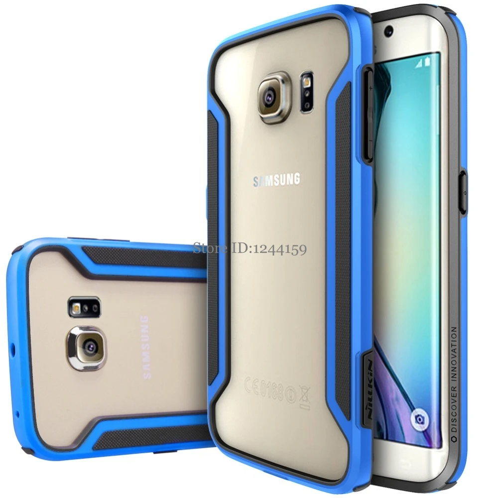 

sFor Samsung Galaxy S6 Edge G9250 case Nillkin Border Series Bumper PC+TPU Armor Frame Phone Cases For Samsung S6 Edge G925F