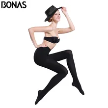 BONAS 80D, женские весенние колготки, высокие эластичные Осенние Колготки, женские тонкие бесшовные цветные колготки, Collant Femme Anti Hook