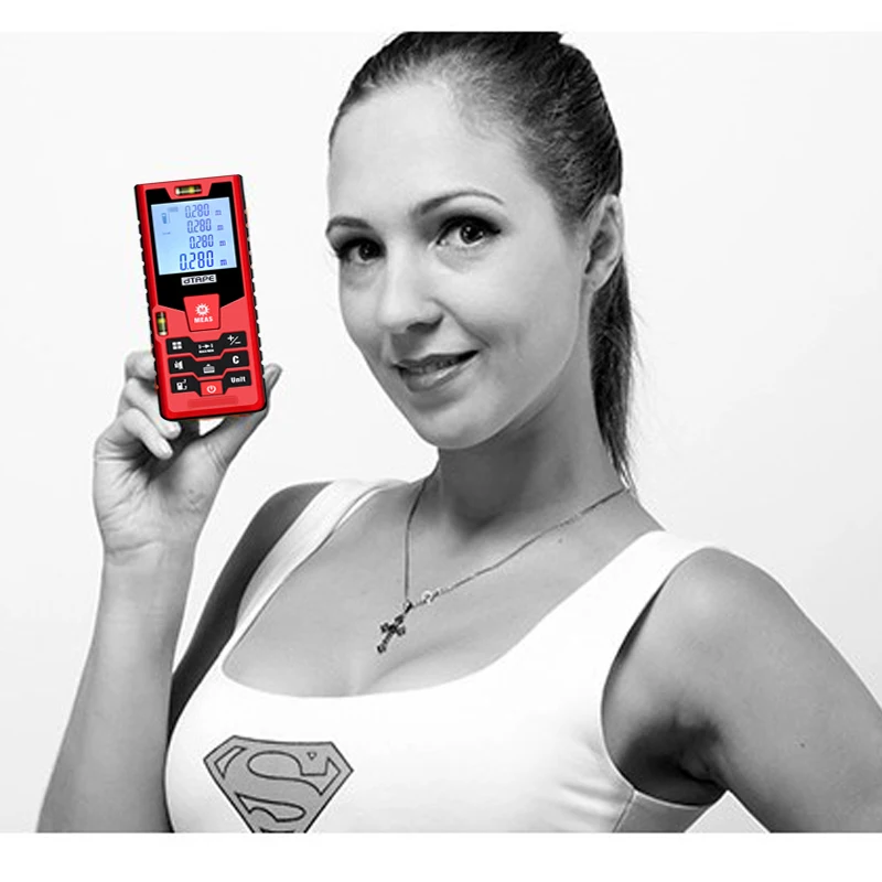 

100 m laser rangefinder digital laser tape measure area volume measuring tool