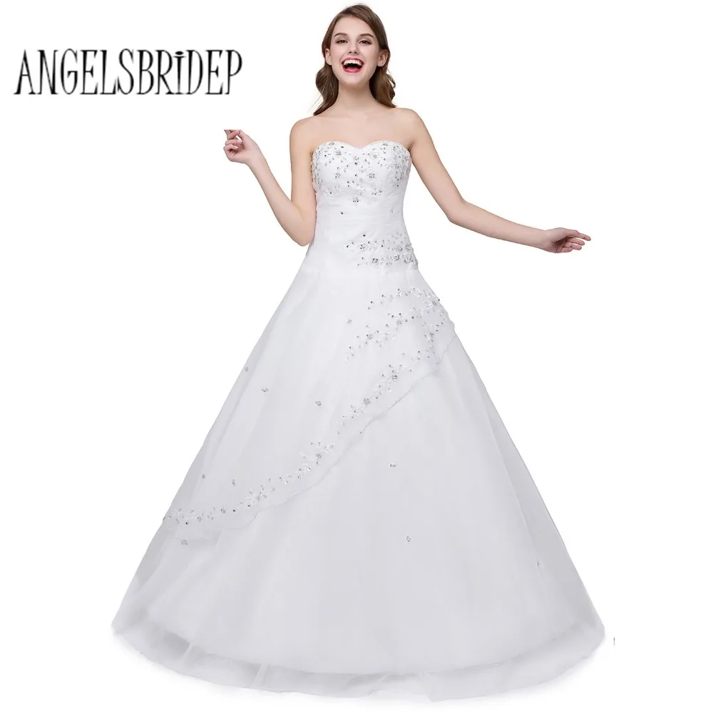 ANGELSBRIDEP Дешевые Бальные платья для 15 лет 2017 милое бальное платье из органзы с