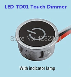 New Hot TD01 12V Touch LED Dimmer Touch Memory Continuous Dimmer For LED Lighting Input 8Vdc~24V DC Constant Current Max. 700mA 3w 2w 1w led driver 700ma input 5 35v dc dc constant current module