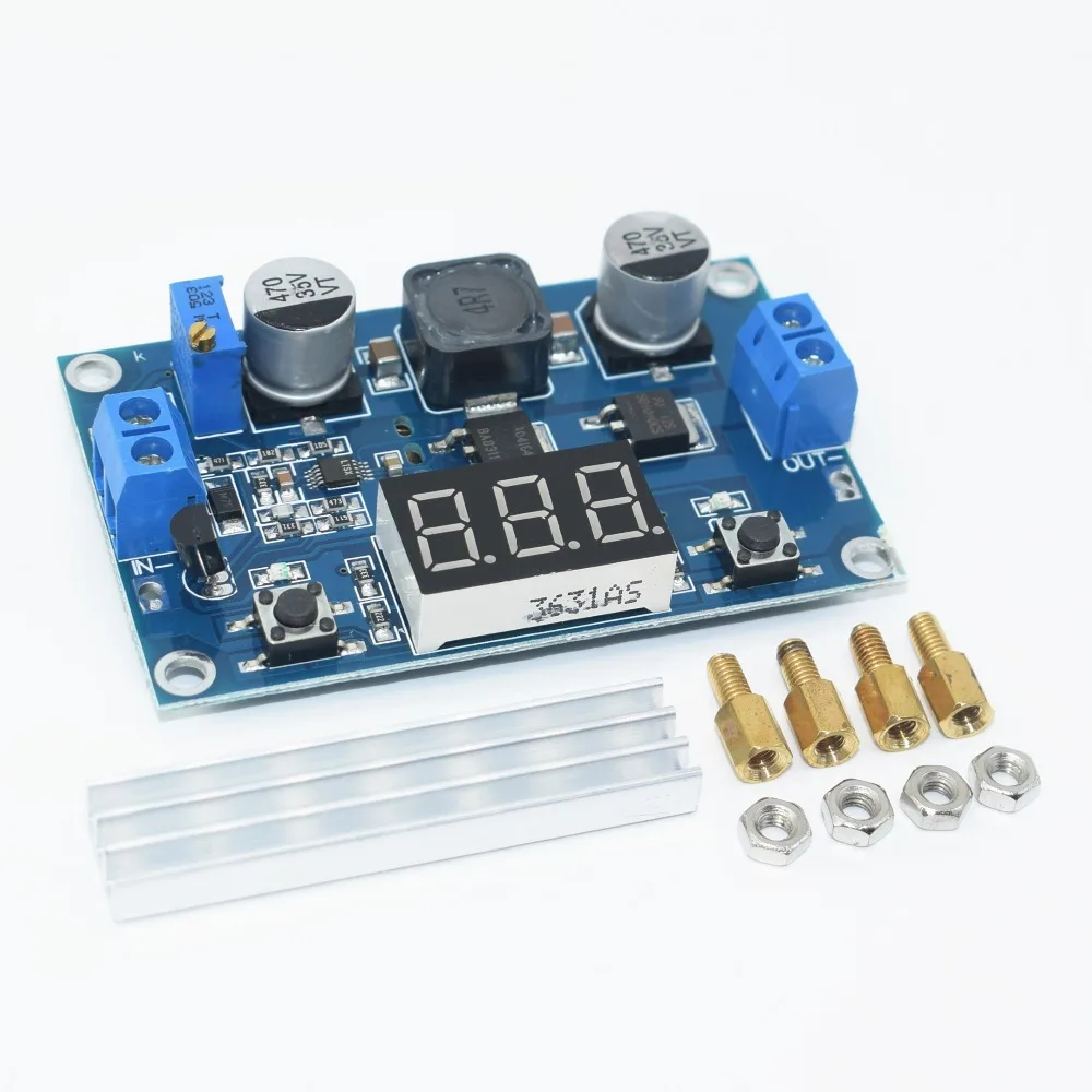 

DC DC-DC 3~35V to 3.5~35V LTC1871 Booster step up Step-up module Converter Regulated Power Supply+VoltMeter