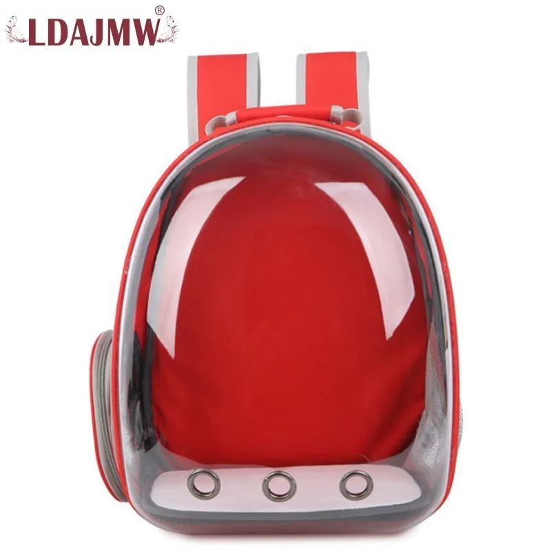 

Tour Portable Breathable Capsules Kitten Dog Pet Backpack Large Capacity Solid Color Oxford Cloth Practical Safety Backpack
