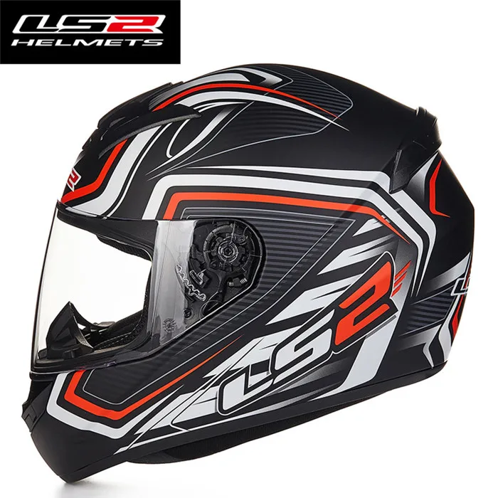 LS2 Шлемы FF352 петухи мотоцикл полный шлем Casco Capacete de motociclista скутер шлем для мужчин и женщин - Цвет: Ranger Matt Red