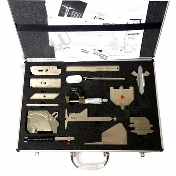 

13 Piece Stainless Steel Welding Gauge Welding Measure Kits Combine Suit