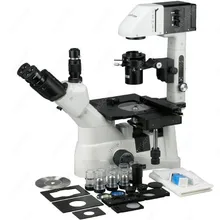 Plan Kohler Phase Inverted Microscope–AmScope Supplies 40X-900X Infinity Plan Kohler Phase Inverted Microscope w 5MP Camera