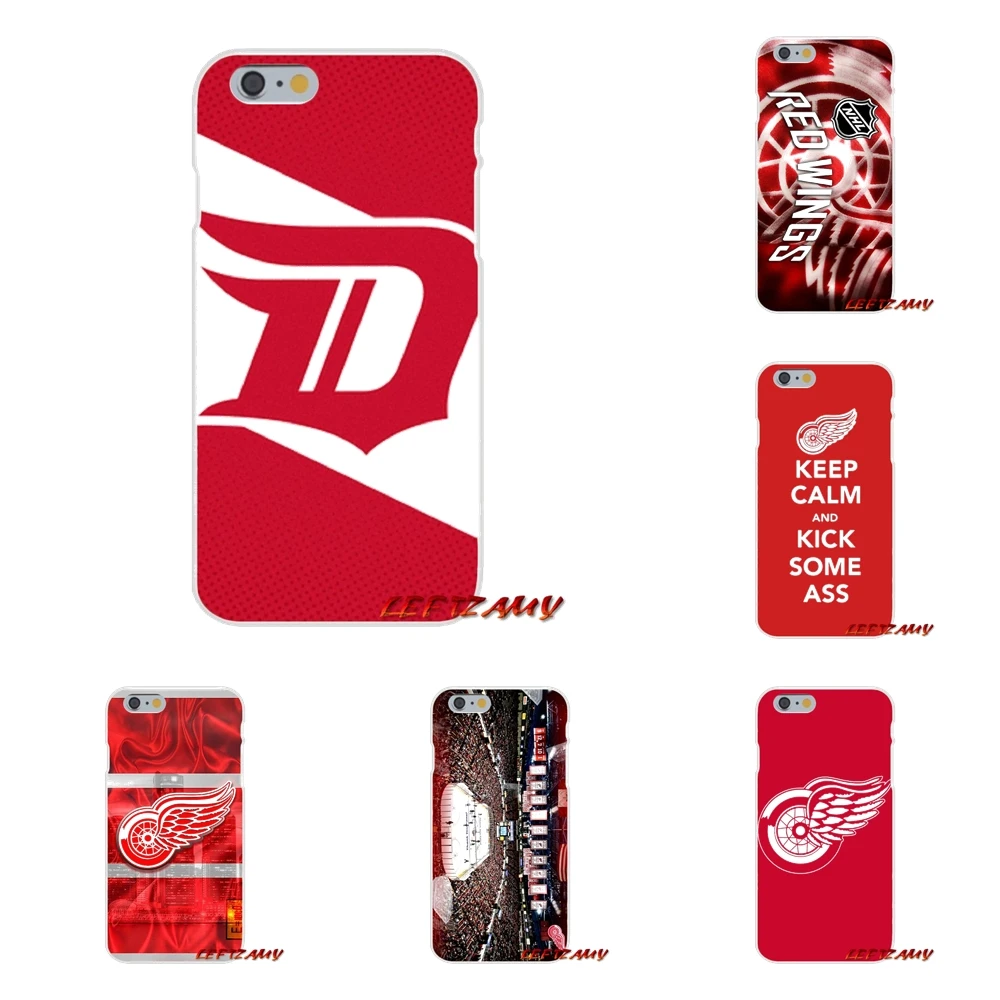Accessories Phone Shell Covers NHL Hockey Detroit Red