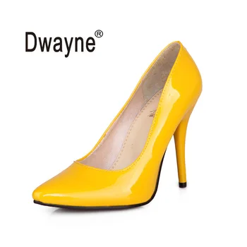 

Big Size Women's Shoe 10.5cm High Heels Pumps VMR15 Party Shoes For Women PU Wedding Shoes chaussure femme