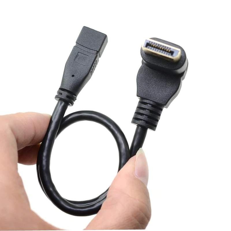 Кабель адаптер Displayport папа мама Thunderbolt Mini угол 90 градусов|Кабели VGA| |