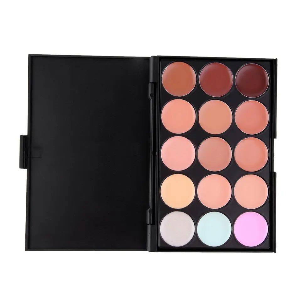 

Cosmetic contour palette15 Colors makeup Foundation Natural Professional Concealer Palettes Facial Face Cream concealer palette